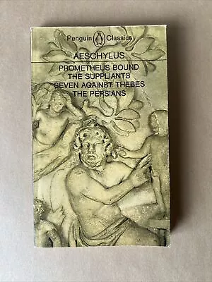 Aeschylus Greek Tragedies Vintage Penguin Classics Black Spine 1971 Very Good • $6.24