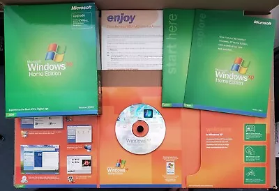 Microsoft Windows XP Home Edition - Upgrade 2002 With Box And Product Key Code • $20