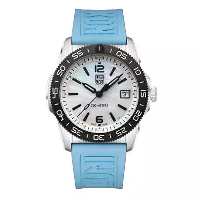 New Luminox Pacific Diver Mother Of Pearl Dial Rubber Band Men's Watch XS.3124M • $508.47