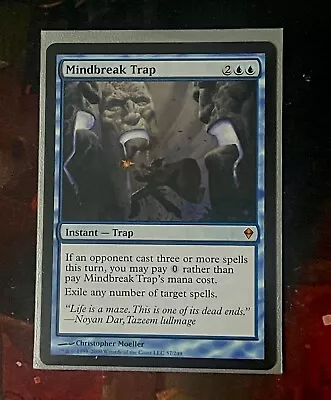 MTG Mindbreak Trap Zendikar 57/249 Regular Magic The Gathering NM • $27