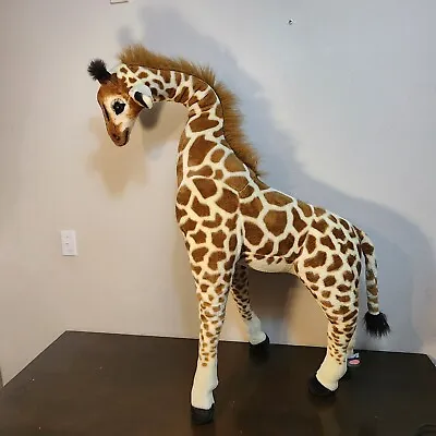 Melissa & Doug Giant Giraffe - Lifelike Stuffed Animal (over 4 Feet Tall) • $79.99