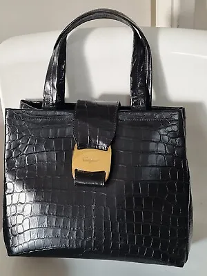 Salvatore Ferragamo Black Bag • $480