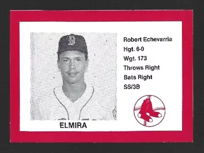 1987 Elmira Pioneers #7 Robert Echevarria Baseball Card • $3.49