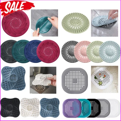 £2.44 • Buy Bathroom Hair Trap Shower Bath Plug Hole Waste Catcher Stopper Drain Sink Filter