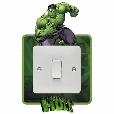 £2.49 • Buy Incredible Hulk Light Switch Surround Sticker Decal Kids Boys Bedroom