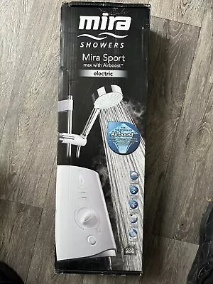 Mira Sport Max Electric Shower Power 9.0kW Airboost White & Chrome 1.1746.007. • £160