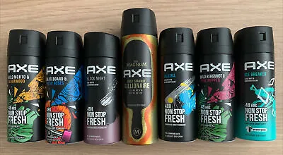 £70 • Buy Axe / Lynx Deodorant Body Spray X 7 Of The Rarer Fragrances