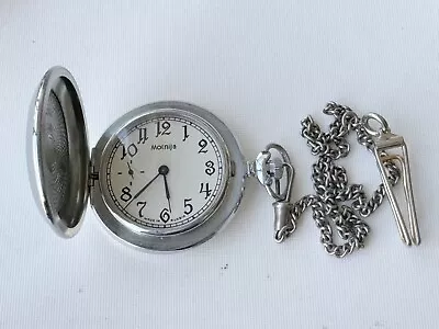 Vintage Russir Molnija Mechanical Pocket Watch 49mm Running • $67.50