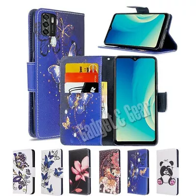 For ZTE Blade A7S 2020 Fancy Wallet Leather Case Shockproof Protective Cover PU • £6.26