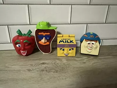 4 Vintage MCDONALD'S CHANGEABLES HAPPY MEAL TOY LOT Transformer Food 1993 • $20