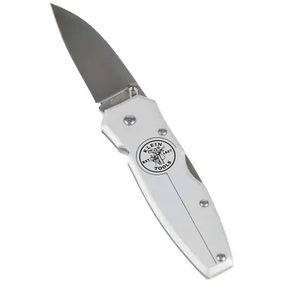 Klein Tools 44001 Stainless Steel Lockback Knife 2-1/2  Drop-Point Blade  • $44.99