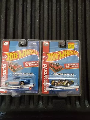 Auto World Slot Cars Hot Wheels  Camaro  Duster  Aw Ho • $40