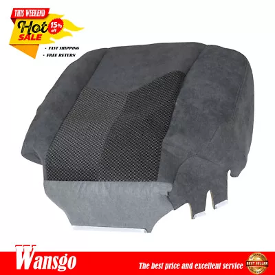 Seat Cover Dark Gray Driver Bottom Cloth For 2003-2006 Chevy Silverado LS LT Z71 • $35.67