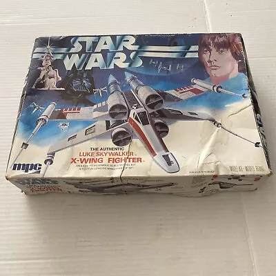 MPC - Star Wars Luke Skywalker X-Wing Fighter Model Kit 1-1914  Open Box 1978 • $18.21