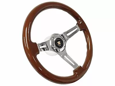 1969-89 Cadillac S6 Sport Wood Steering Wheel Mahogany Kit Non-Telescopic • $241.99