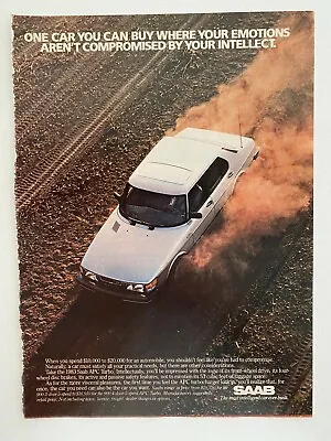 SAAB APC Turbo Vintage 1983 Print Ad • $5.90