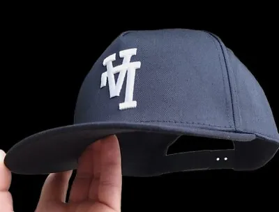 Upside Down LA - Black Baseball Hat / Cap Curved Snapback White Logo • $25