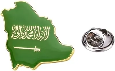 £4.89 • Buy Saudi Arabia Country Shape Badge Flag Brooch National Flag Lapel Pin
