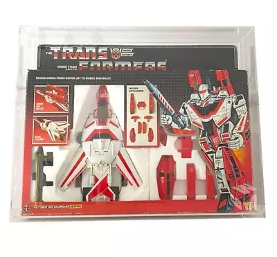 Acrylic Display Case - Boxed Hasbro Transformers G1 Jetfire MIB (TFC-009) • $99.99