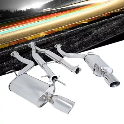 Megan RS Stainless CBS Exhaust System Oval Tip For 07-08 G35/09-13 G37 4DR • $929.18