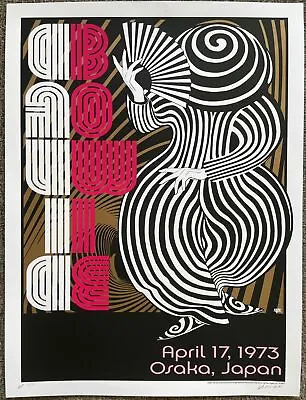 $422.50 • Buy David Bowie Concert Poster Japan 1973 Frank Kozik