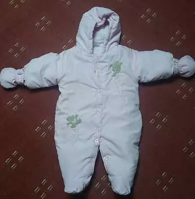 ***Baby Girl Designer Coat All In One Coat 6-Months Height :68cm **** • £4.99