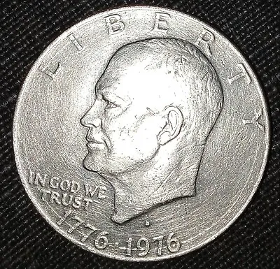 $50 • Buy 1776-1976 Eisenhower Liberty Bell Moon Silver One Dollar US Bicentennial Coin D