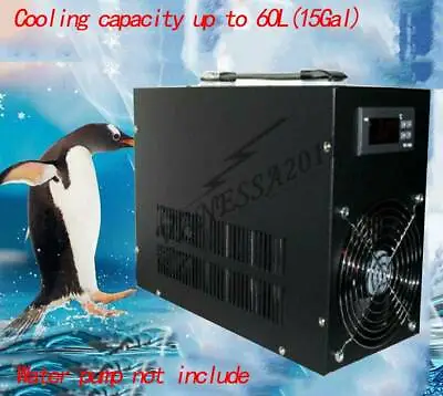 1PCS Aquarium Fish Tank Electronic Water Chiller Water Cooler Cooling Up To 60L • $253.17