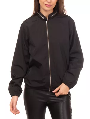 YMC YOU MUST CREATE Jacket Size 10 Black Openwork Concealed Hood • £32.52