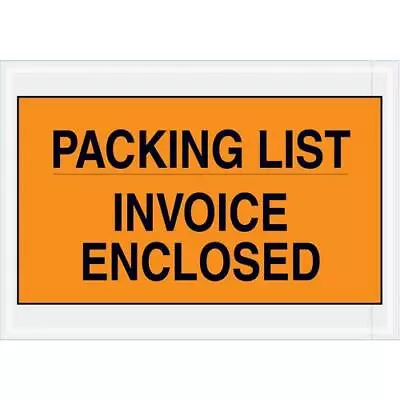 Tape Logic  Packing List/Invoice Enclosed  Envelopes 7  X 10  Orange 1000/Cas • $121.99