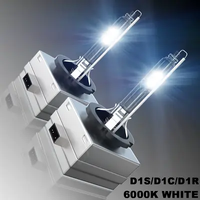 2X D1S D1R LED Headlight Bulbs 100W 6500K Super White HID Xenon Conversion Kit • $24.99