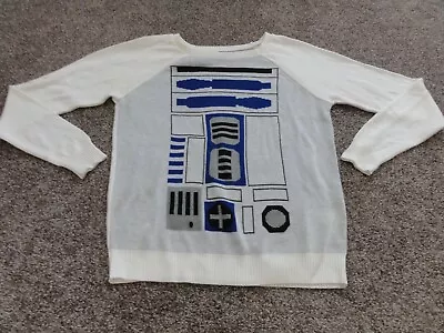 Ladies White R2d2 Star Wars Sweater Costume Size Small • $22.75