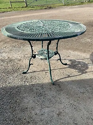 £155 • Buy Vintage Heavy Cast Aluminium Garden Table