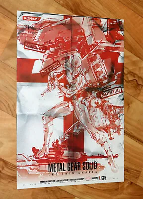 2004 Konami Metal Gear Solid The Twin Snakes Very Rare Poster 42x30cm GameCube  • $116.87