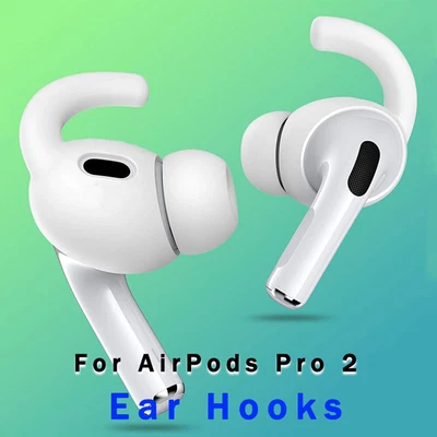 $12.05 • Buy 3 Pairs Ear Hooks Soft Rubber Earbud Holder Accessories For AirPods Pro/Pro 2