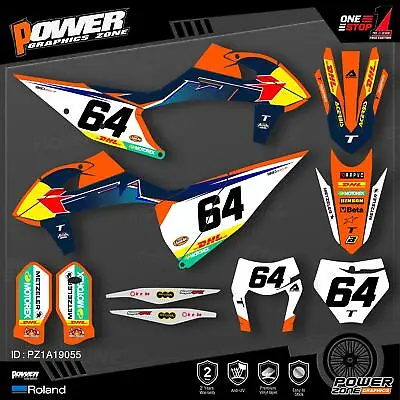 Custom Team Graphics Decals Stickers Kit For Ktm Sx Sxf Mx 19-20 EXC XCW Enduro • $99.99