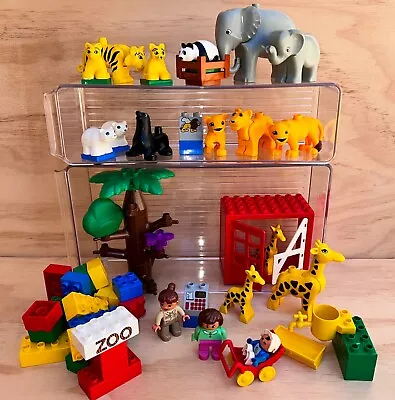 Vintage Lego - Duplo Bulk Set Of Jungle - Zoo Animals Bundle 1. • $130