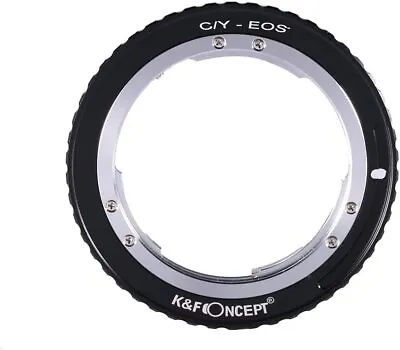 Lens Mount Adapter For Contax/Yashica CY C/Y Lens To Canon EF EF-S EOS Cameras • £34.55