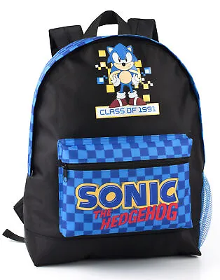 £23.99 • Buy Sonic The Hedgehog Backpack Boys Kids Game School Bag Rucksack One Size