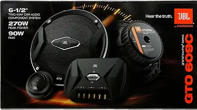 JBL GTO609C 270 Watts 6-1/2  Premium Car Audio Component Speaker System 90w RMS • $89.95