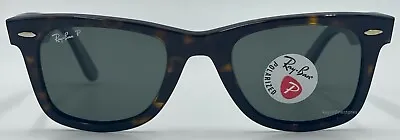 Ray Ban Wayfarer Tortoise Polarized Sunglasses RB2140 902/58 50mm New Authentic • $121.50
