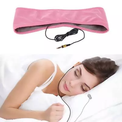 $19.99 • Buy Soft Comfortable Noise Cancelling Wired Sleep Headband Headphones Eye Mask