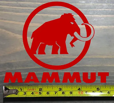 $5.99 • Buy Mammut Sticker Decal 5.5  Hiking Climbing Backpack Jacket Red Backcountry