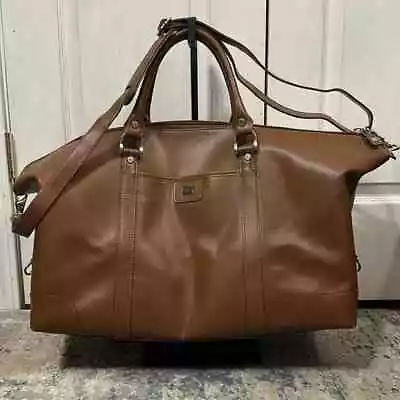 Cutter & Buck 19  Leather Weekender Duffel Bag • $110