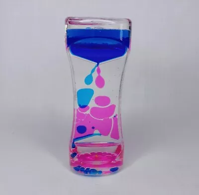 Motion Bubbler Oil Water Liquid Pink & Blue Sensory Toys Fidget Toy • $14.99