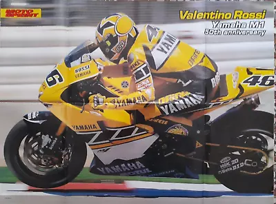 Valentino Rossi Yamaha M1 Moto Sprint Double Poster • £14.83