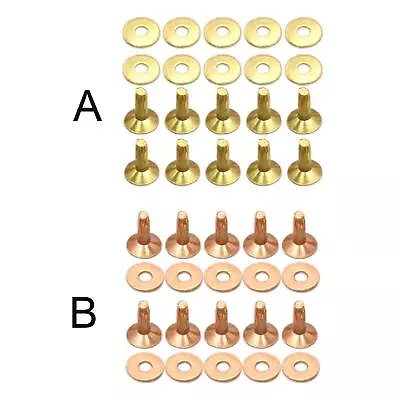 Rivets And Burrs Washers Fastener For Collars Halters DIY Craft Supplies • $15.76