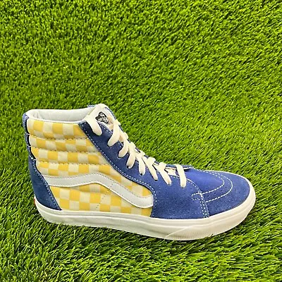 Vans SK8-Hi BMX Womens Size 8 Blue Yellow Athletic Casual Shoes Sneakers 721356 • $39.99