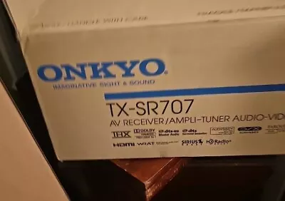 Onkyo TX-SR707 7.2 Channel AV Home Theater Receiver SHIPS FREE • $255