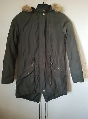 Mossimo Womens Casual Jacket With Hood Size M Olive Color  SEE PICTURES  • $18